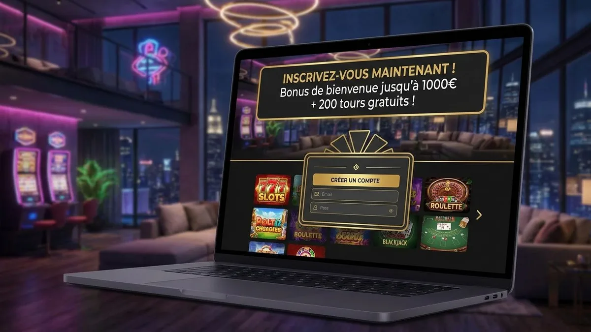 Inscription avec bonus
